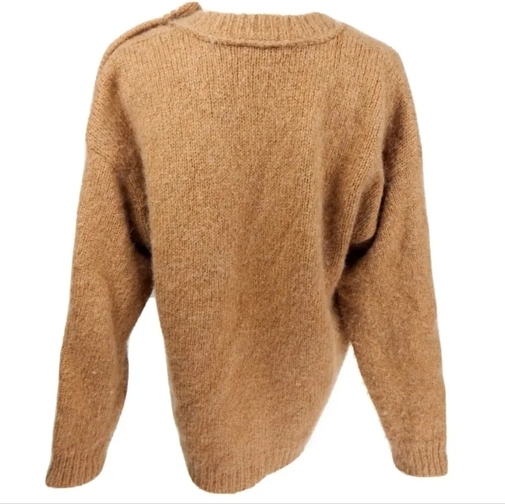 J. Crew Crewneck Button Shoulder Sweater